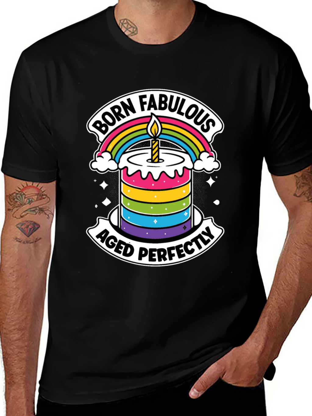Born Fabulous Birthday Graphic Tee