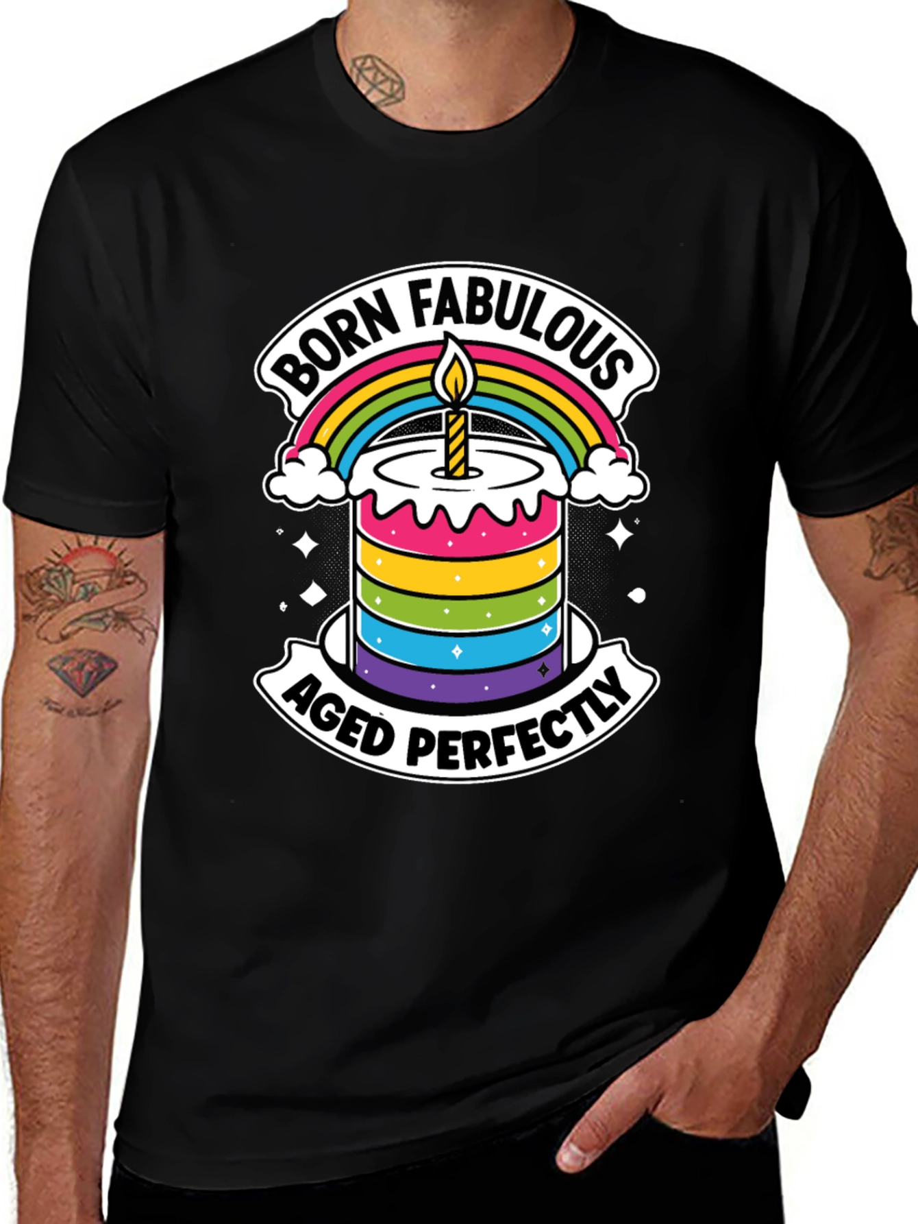 Born Fabulous Birthday Graphic Tee