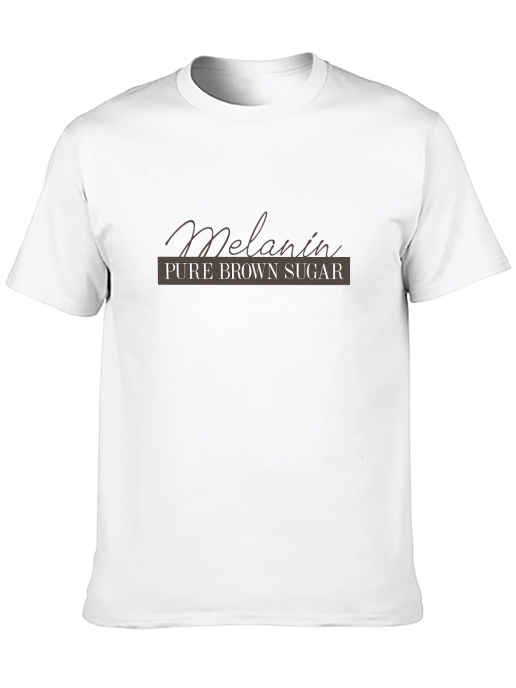 Melanin Pure Brown Sugar Black T-Shirt