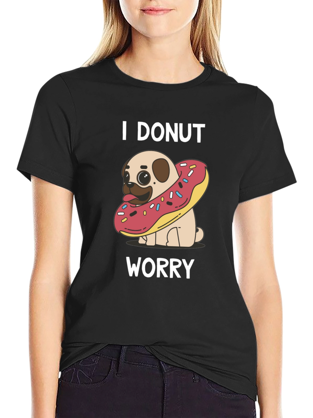 I Donut Worry Pug T-Shirt