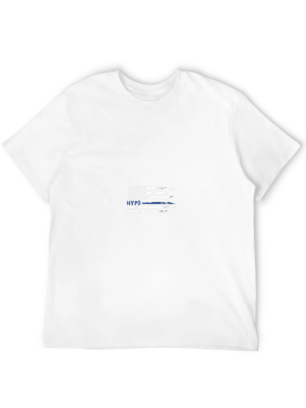 NYPD Flag Graphic Print T-Shirt - Mens