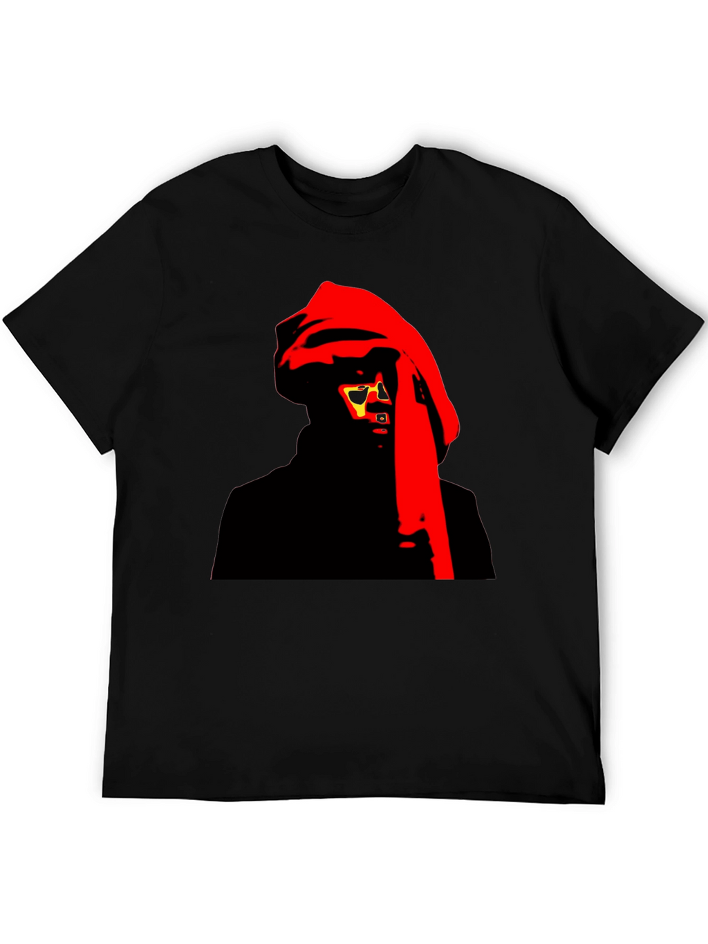 Mystic Graphic Tee - Red and Black Design