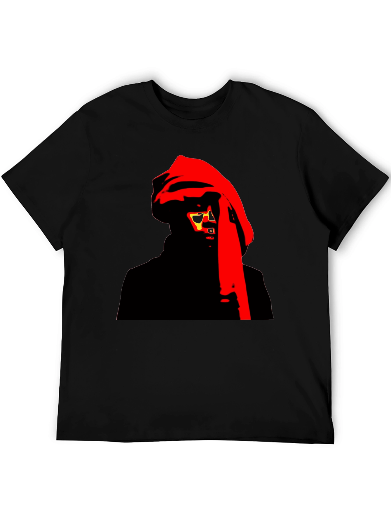 Mystic Graphic Tee - Red and Black Design