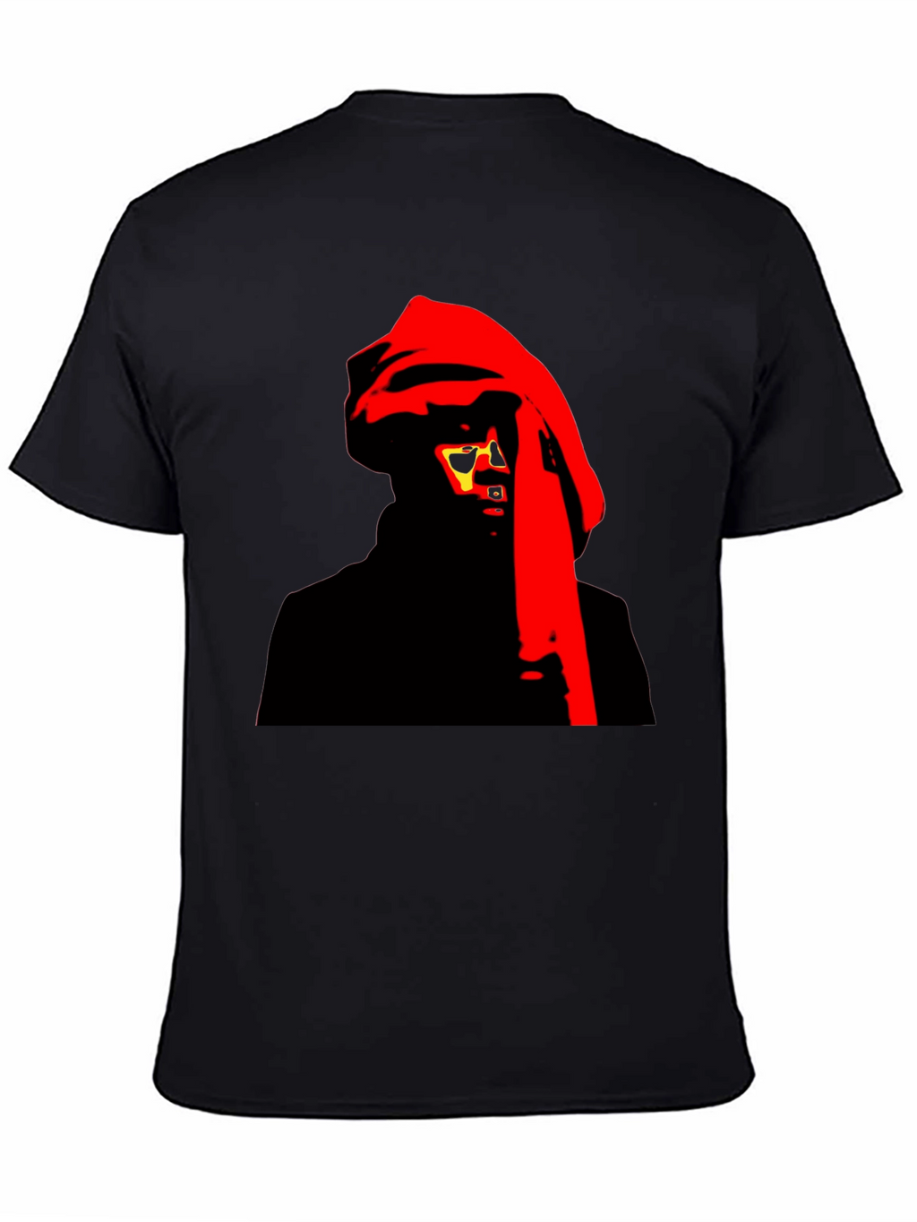 Mystic Graphic Tee - Red and Black Design