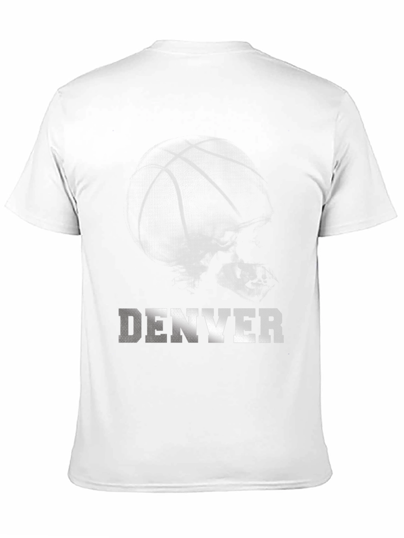 Denver Basketball Graphic T-Shirt - Black