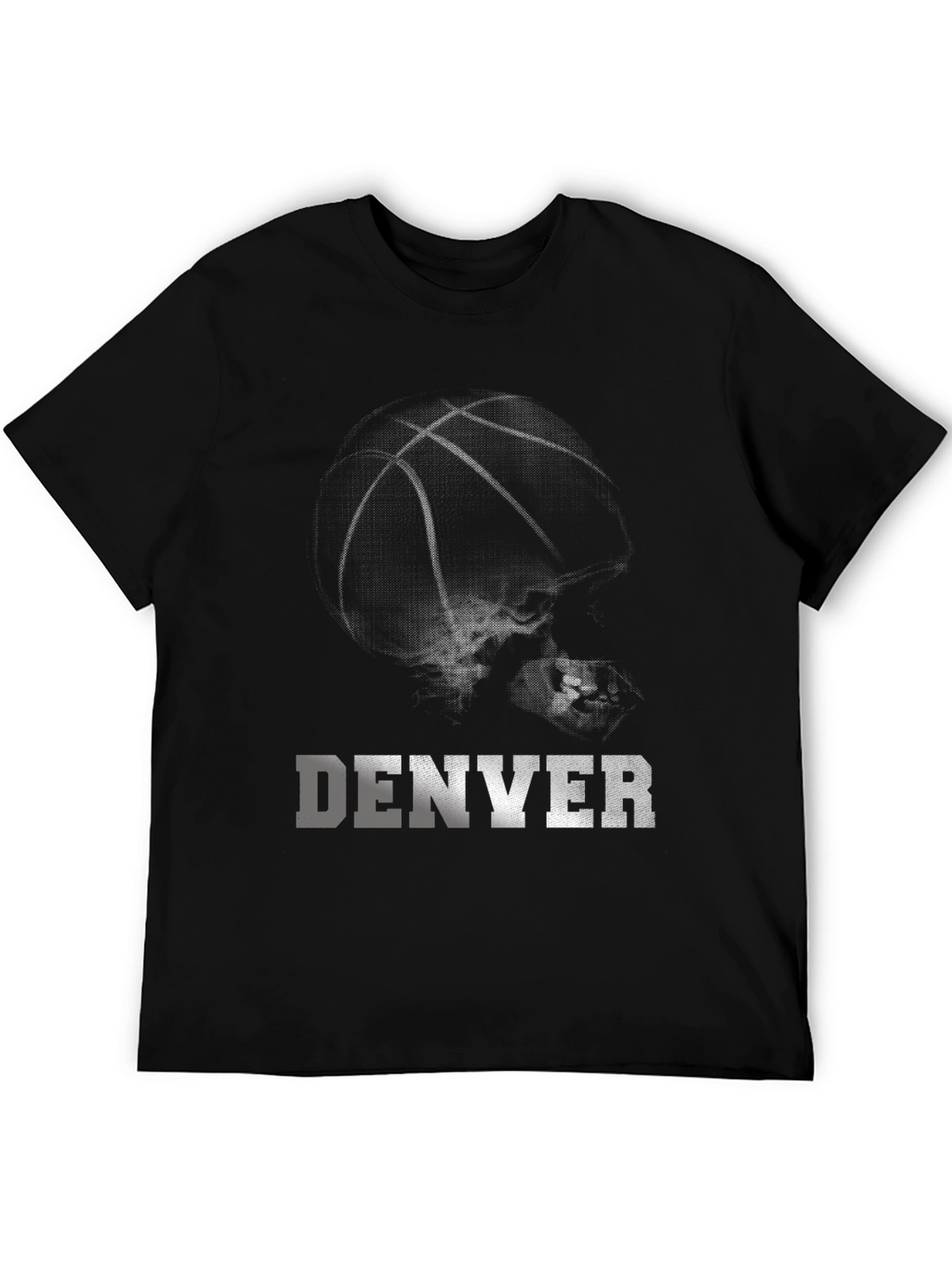 Denver Basketball Graphic T-Shirt - Black