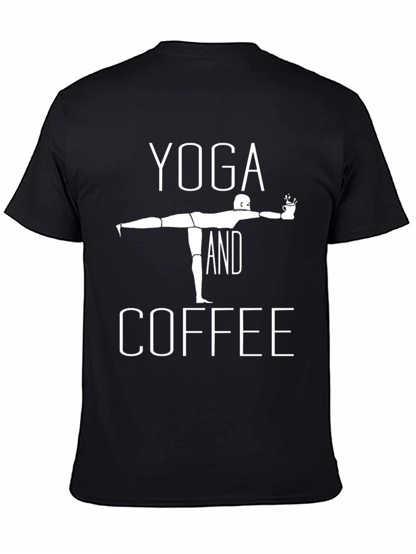 Yoga and Coffee Graphic T-Shirt