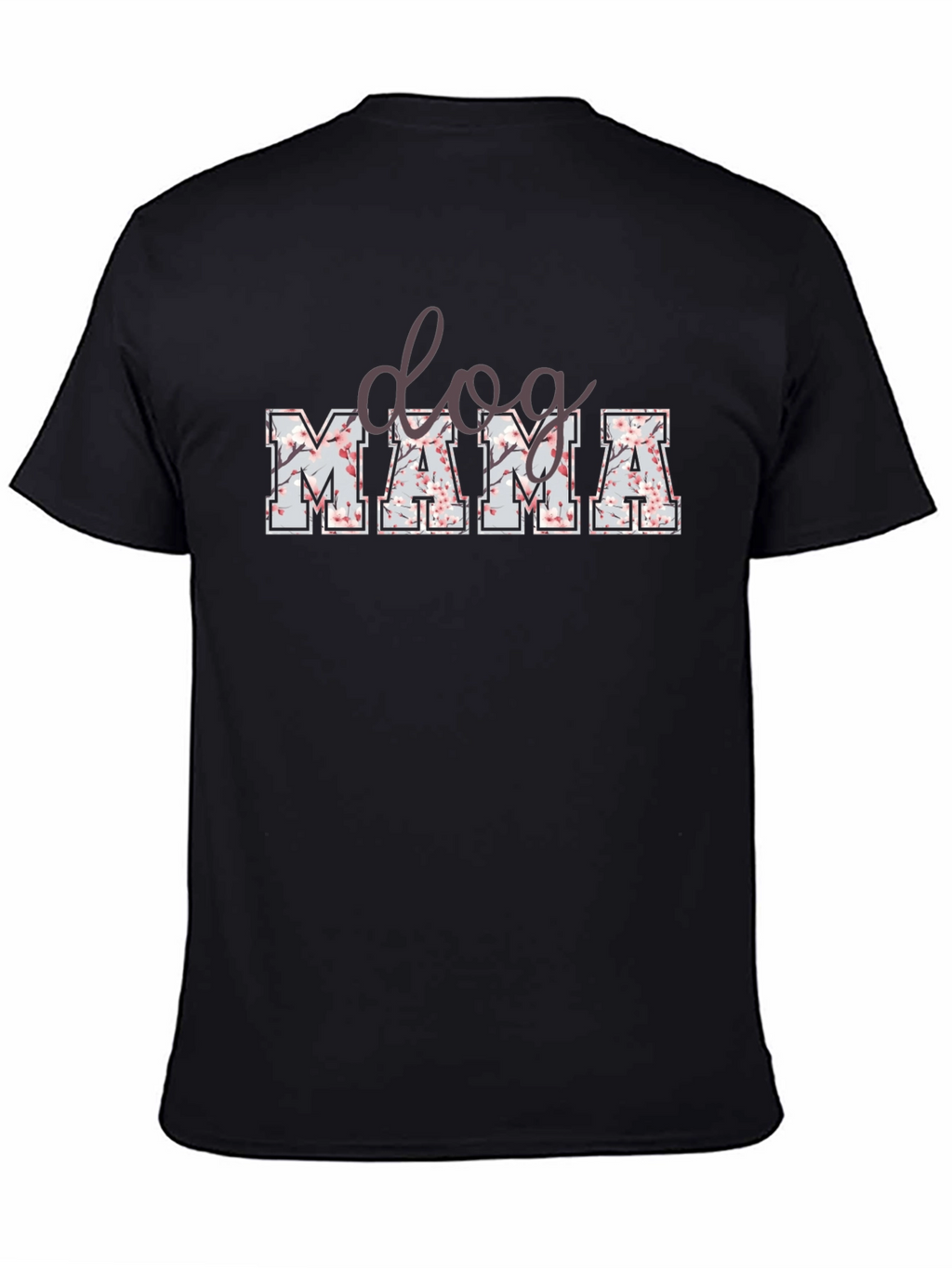 Dog Mama Floral Print T-Shirt