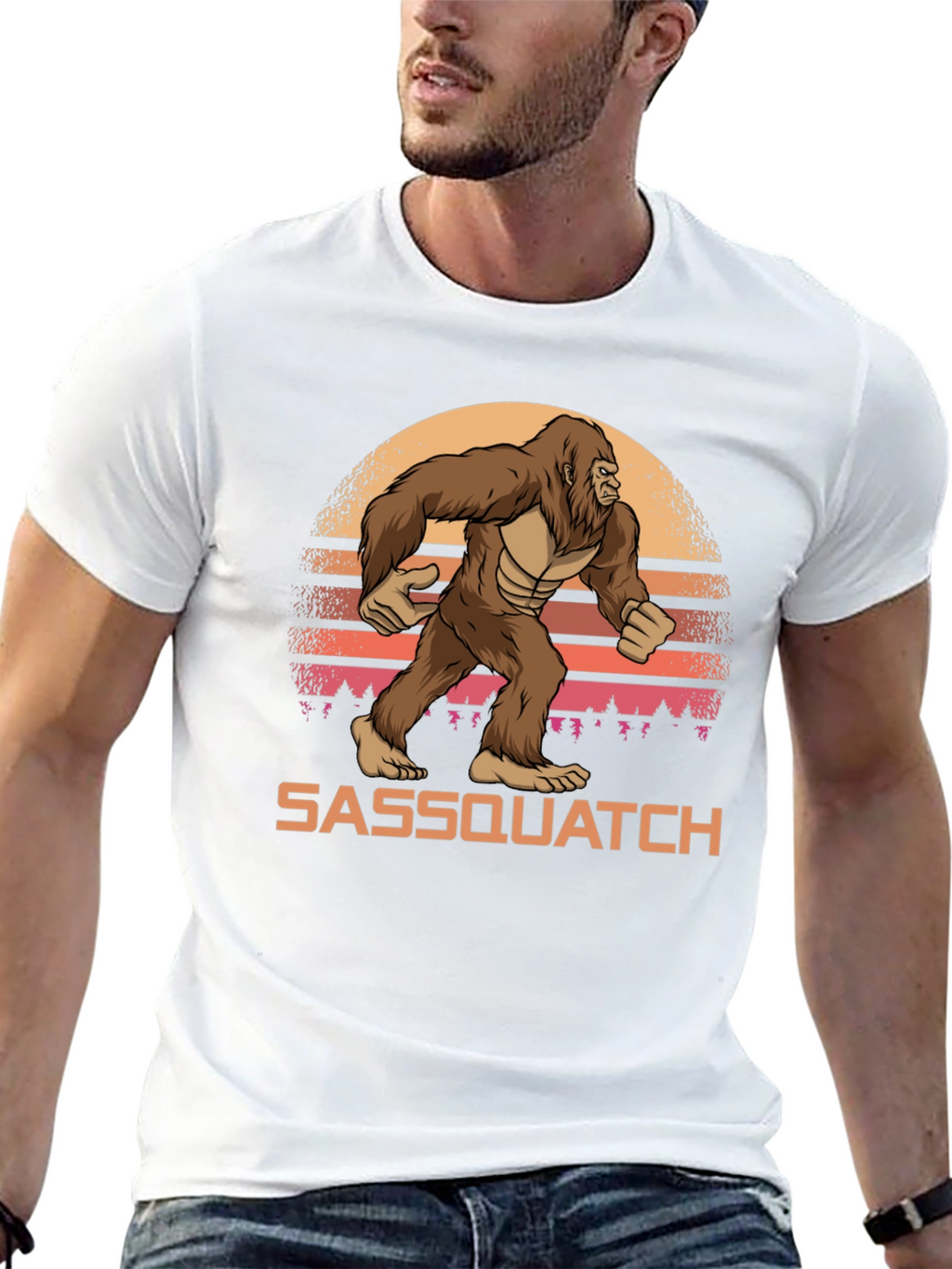 Sasquatch Sunset Graphic T-Shirt - Bigfoot Tee