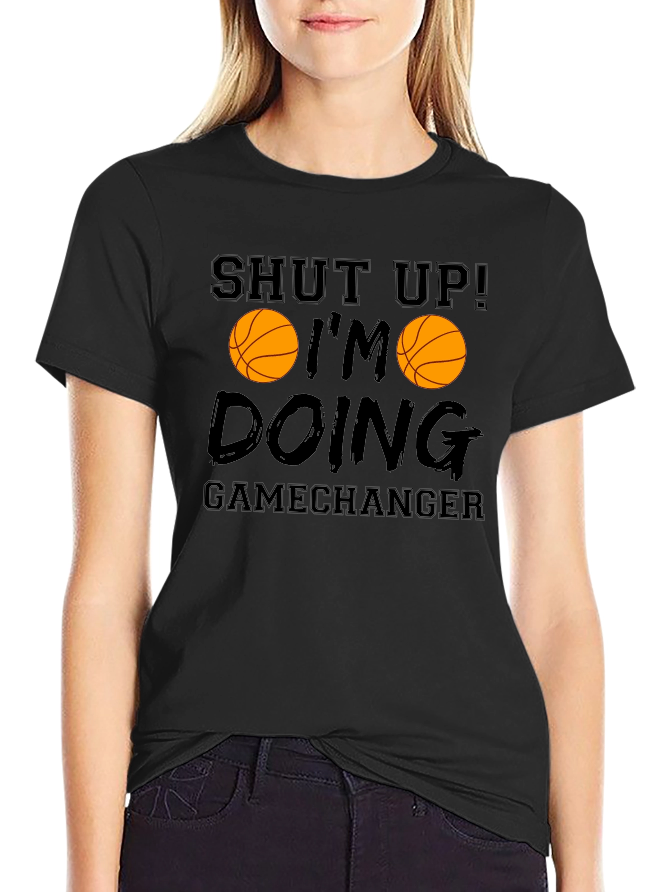 Shut Up Im Doing Gamechanger Basketball Graphic Tee