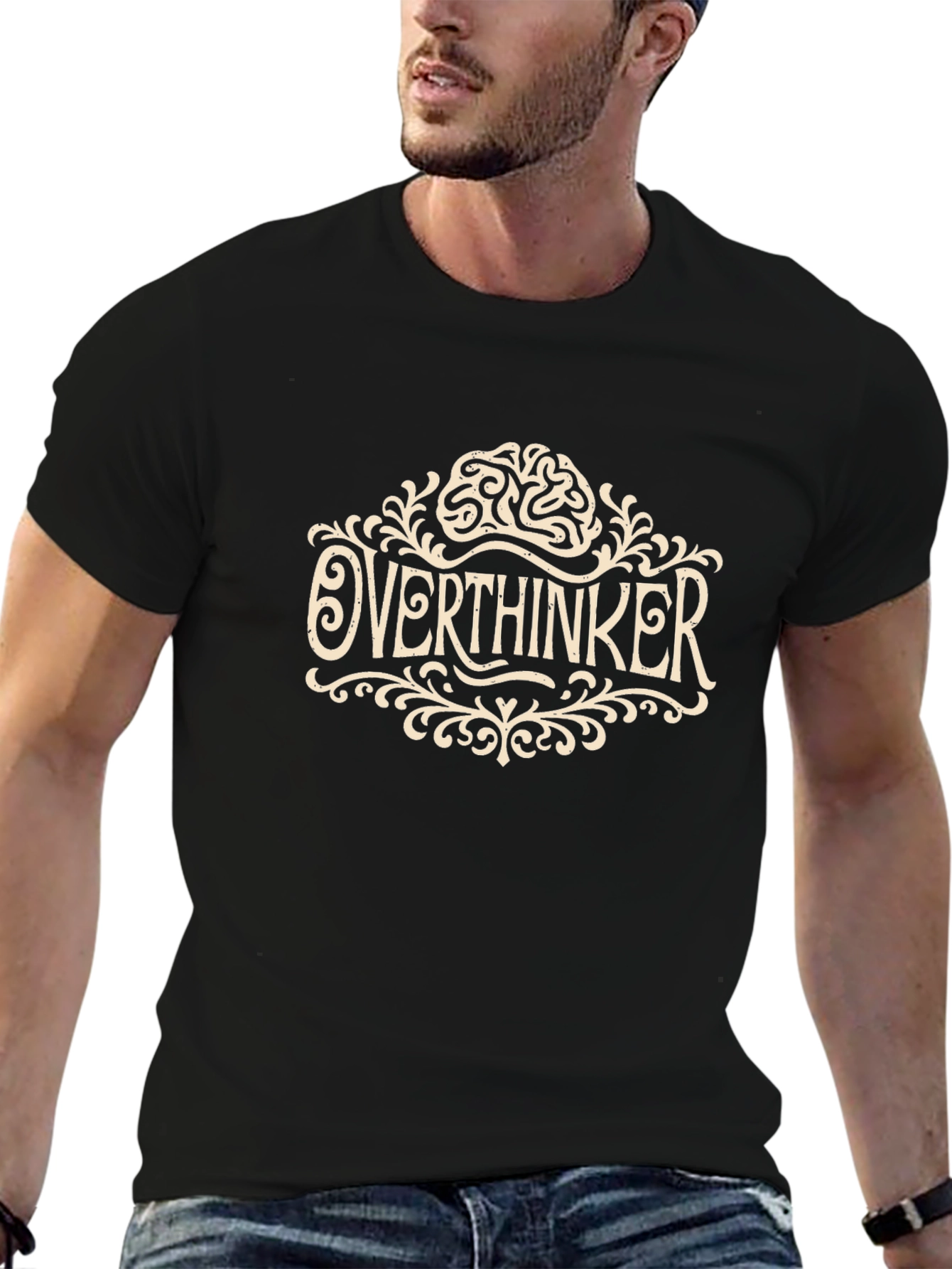Overthinker T-Shirt - Funny Brain Tee