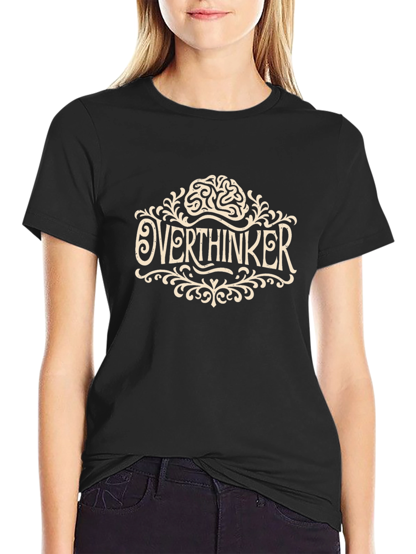 Overthinker T-Shirt - Funny Brain Tee