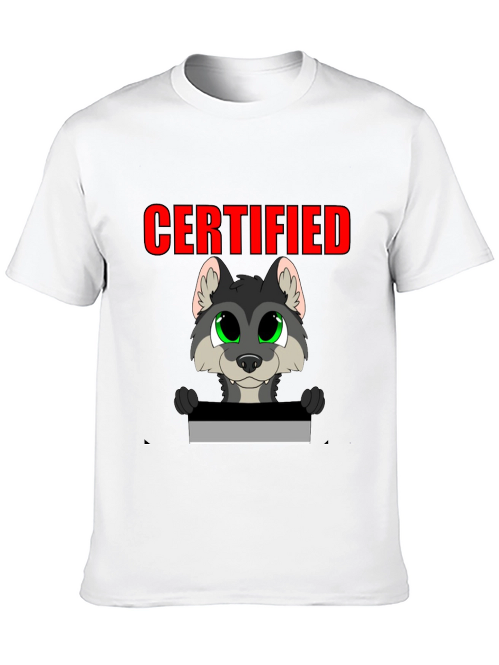 Certified Wolf Graphic T-Shirt - Black