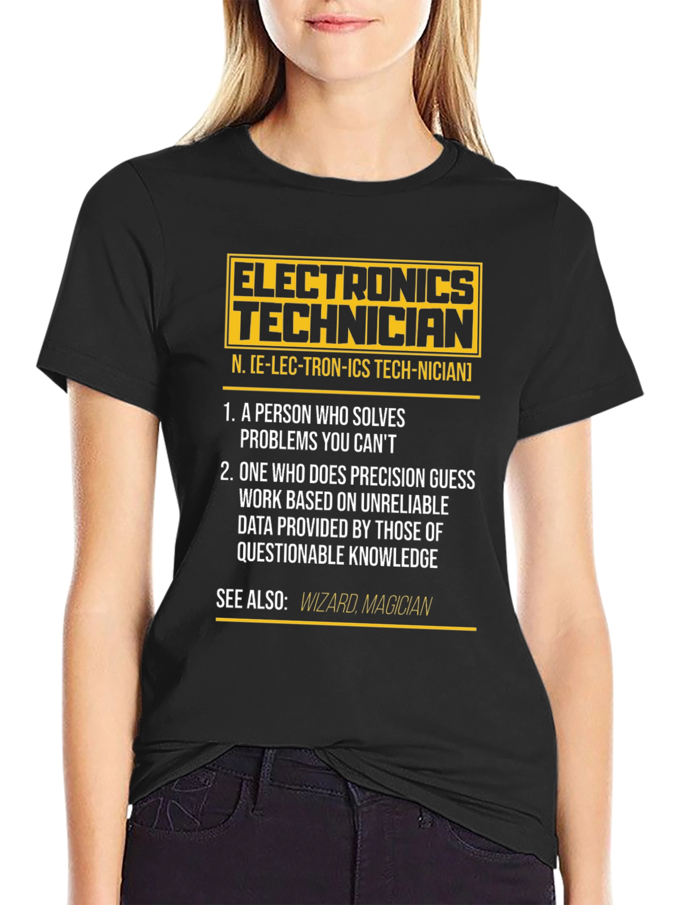 Electronics Technician Definition T-Shirt