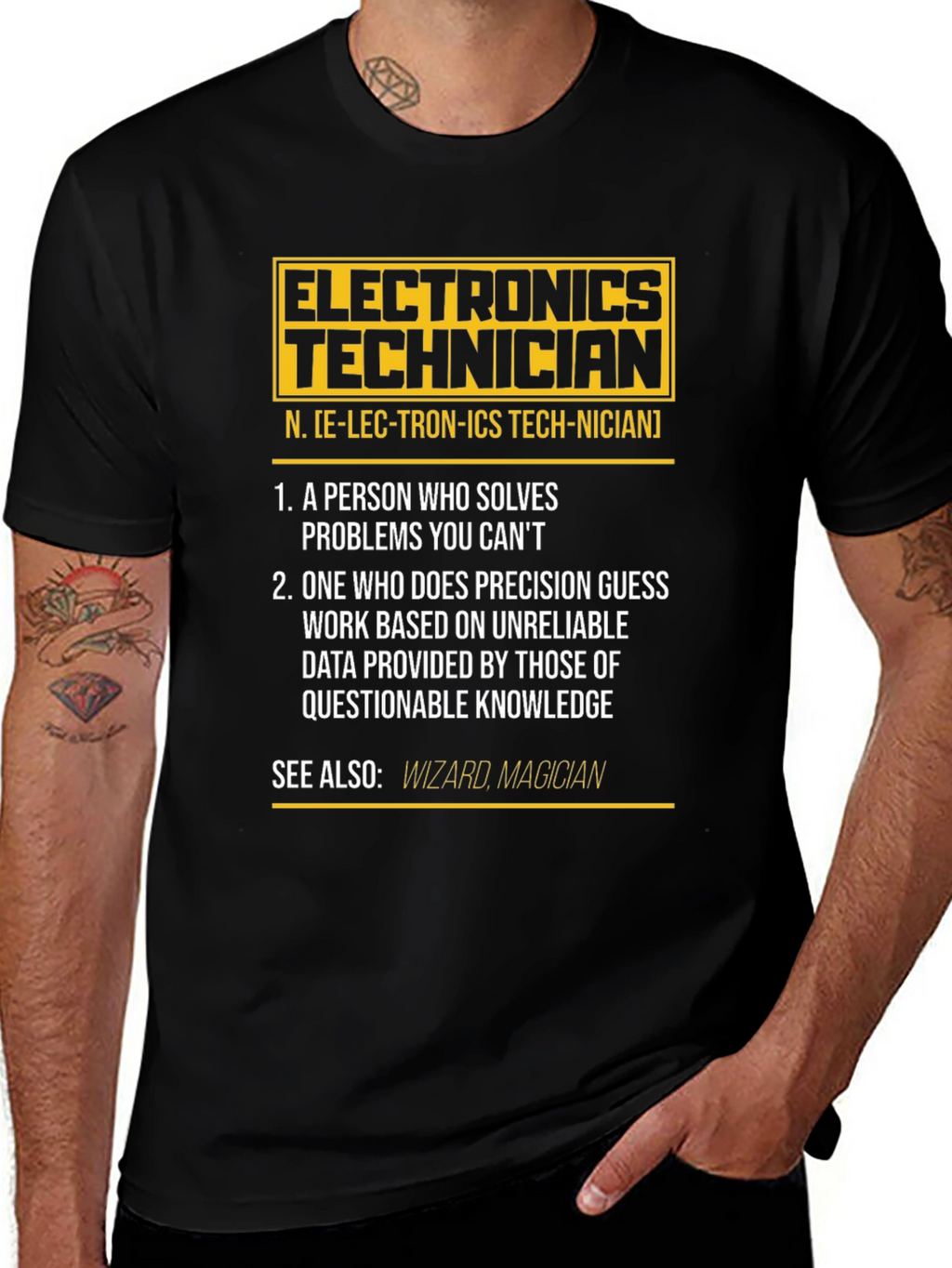 Electronics Technician Definition T-Shirt