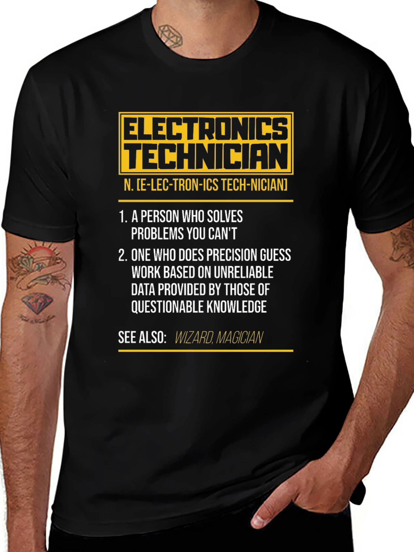 Electronics Technician Definition T-Shirt