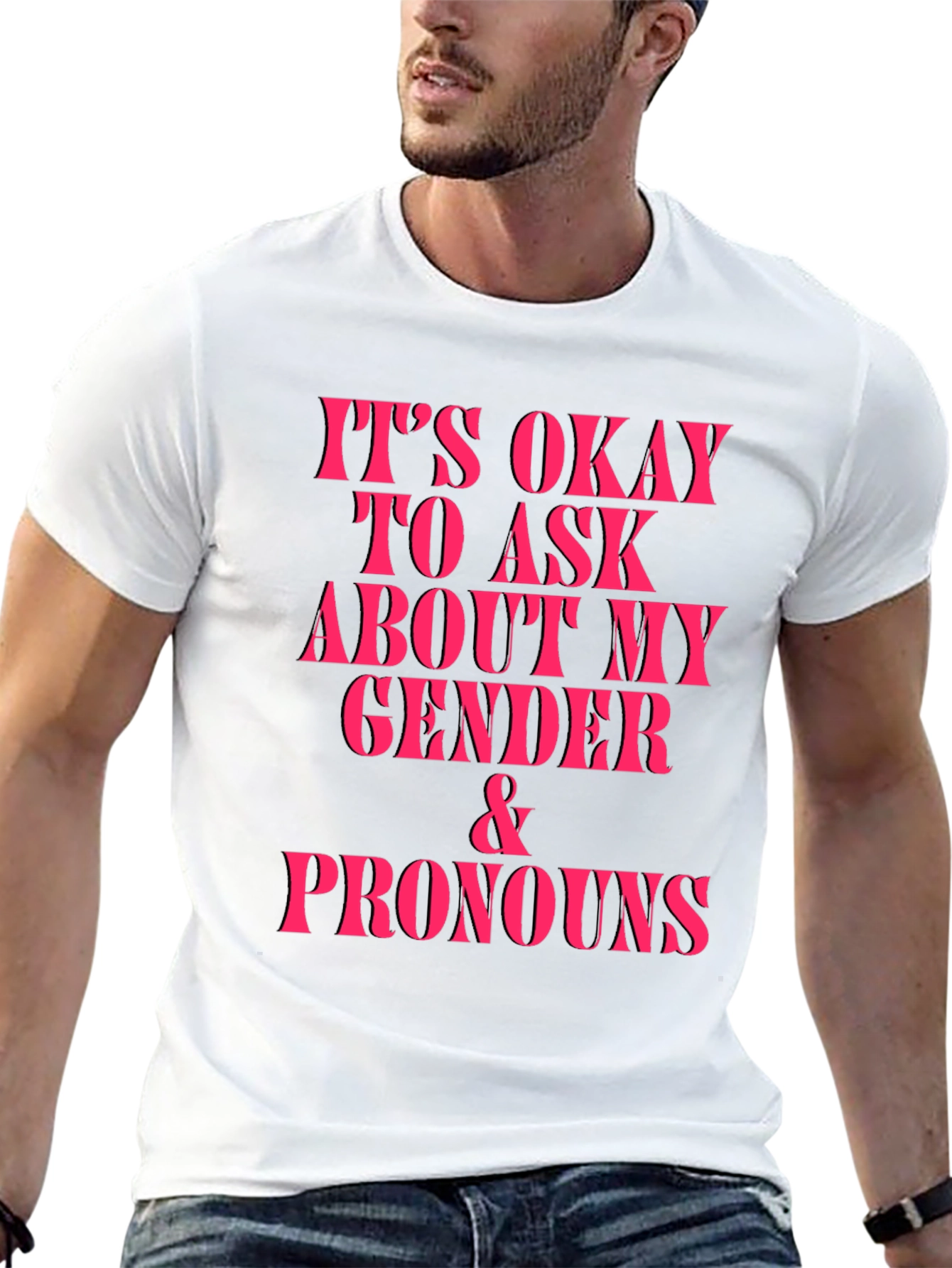 Gender & Pronouns Okay to Ask Graphic Tee