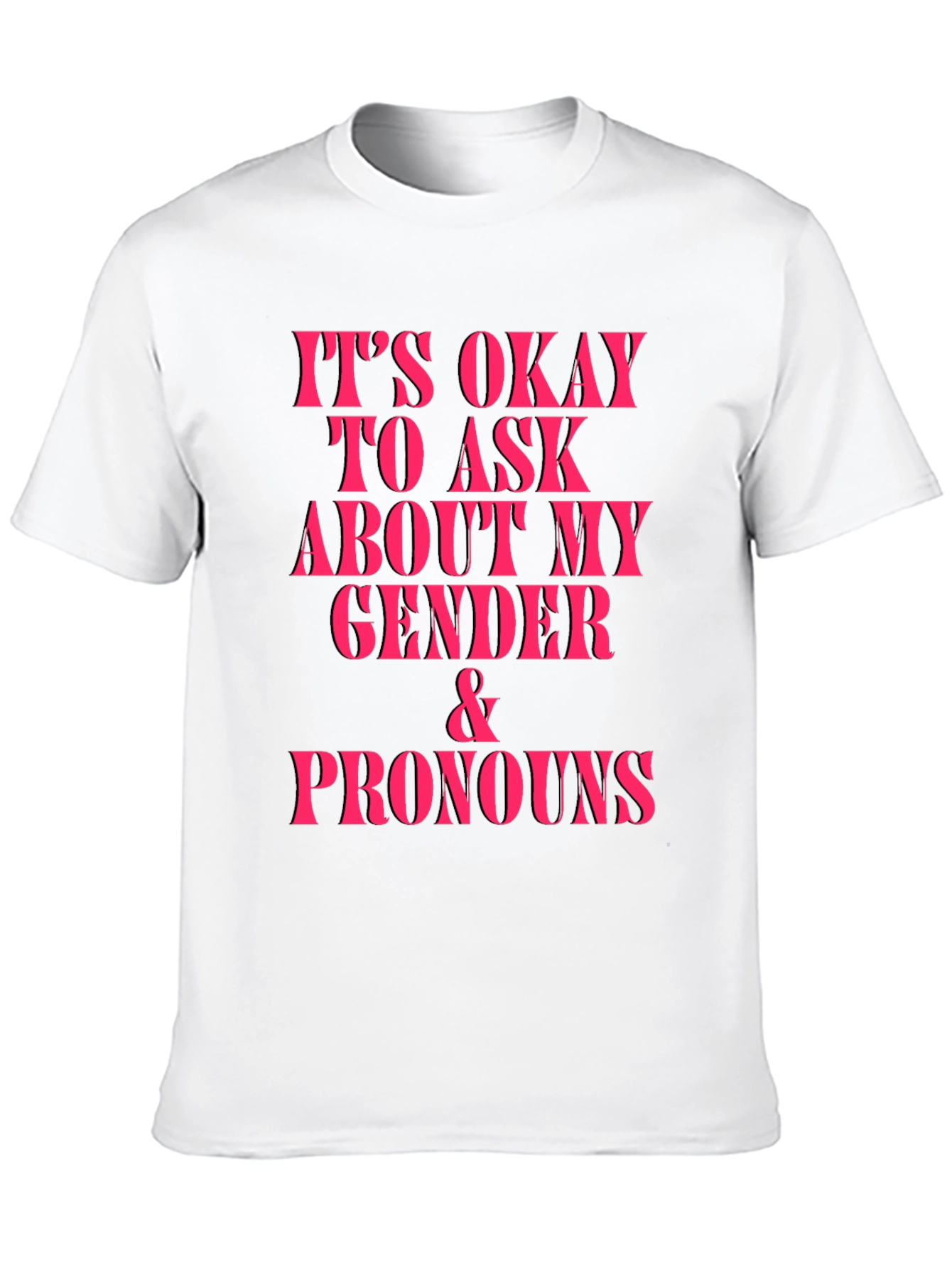Gender & Pronouns Okay to Ask Graphic Tee