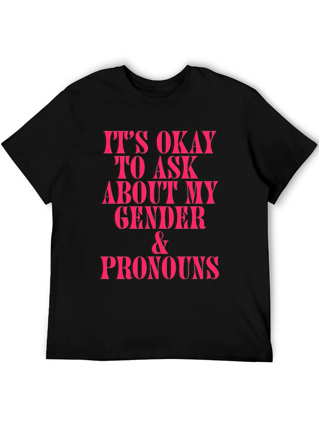 Gender & Pronouns Okay to Ask Graphic Tee