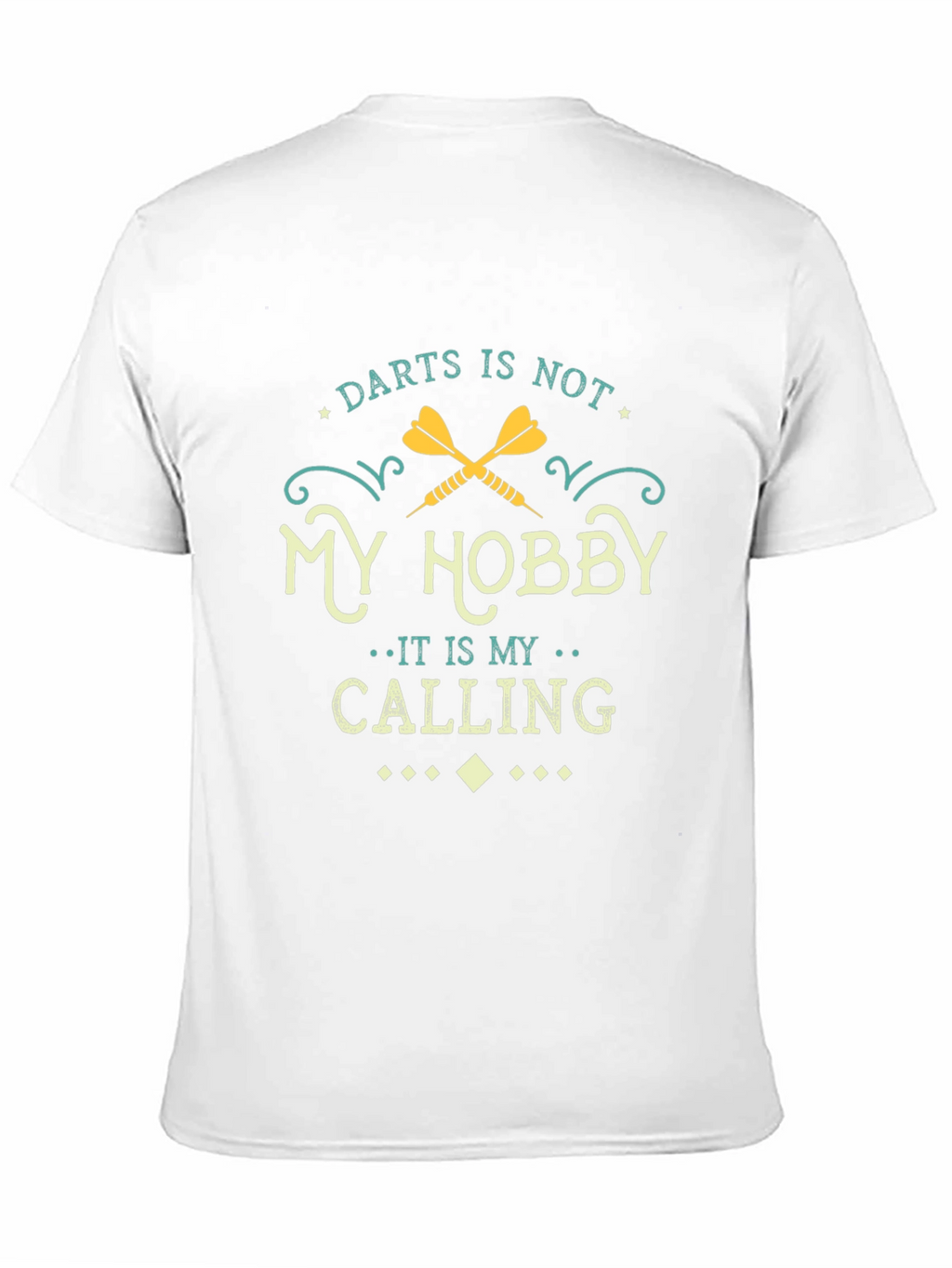 Darts is My Calling Graphic T-Shirt - Black