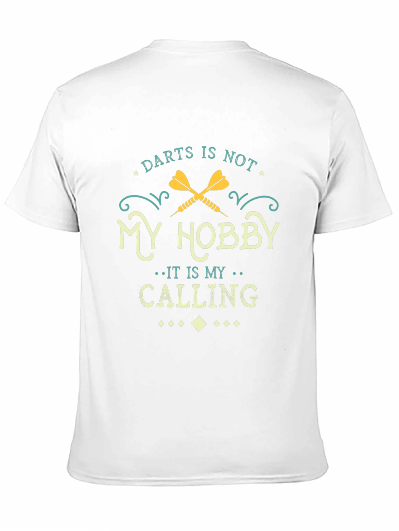 Darts is My Calling Graphic T-Shirt - Black