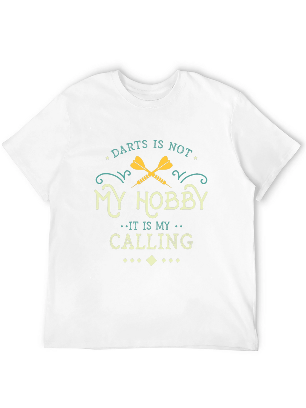 Darts is My Calling Graphic T-Shirt - Black