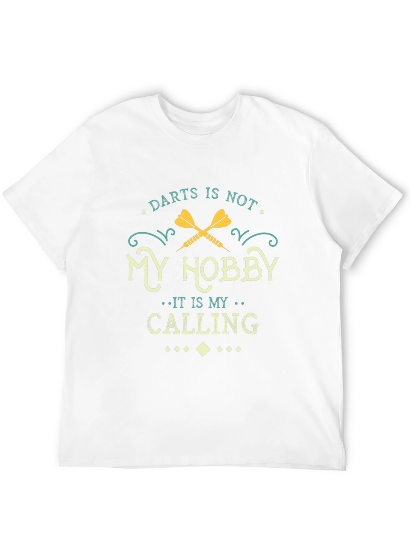 Darts is My Calling Graphic T-Shirt - Black