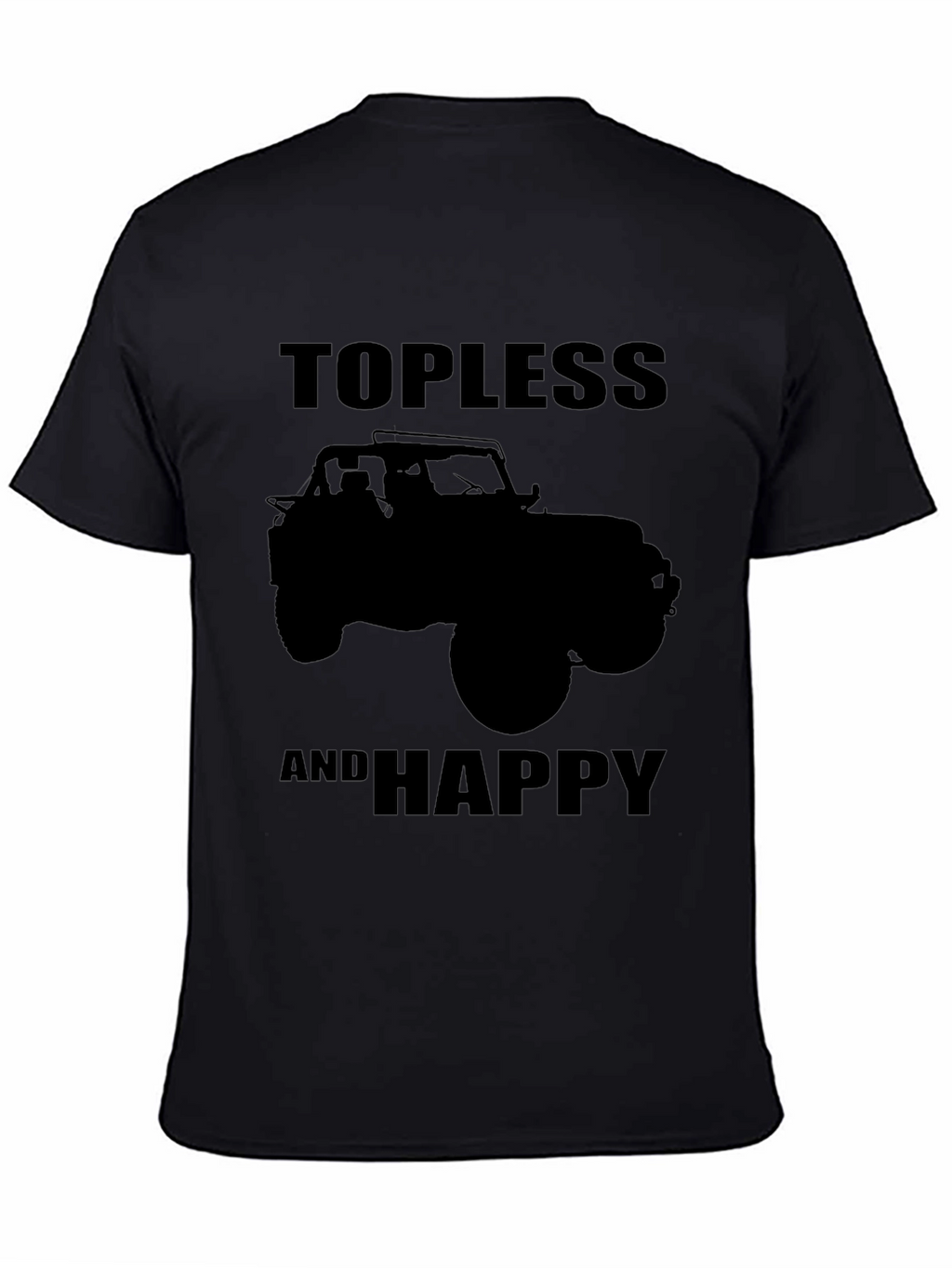 Topless and Happy Jeep T-Shirt