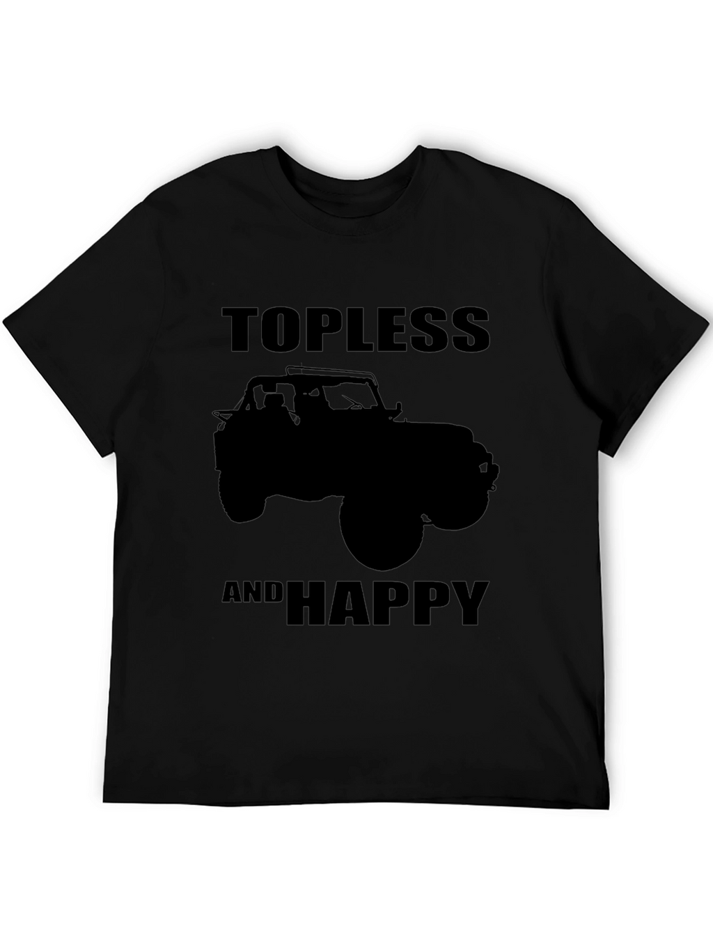 Topless and Happy Jeep T-Shirt