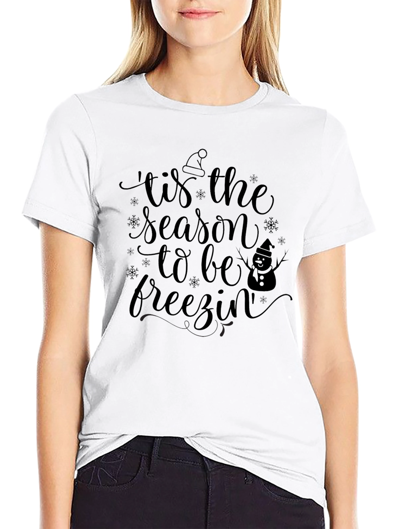 Tis the Season to be Freezin Graphic T-Shirt