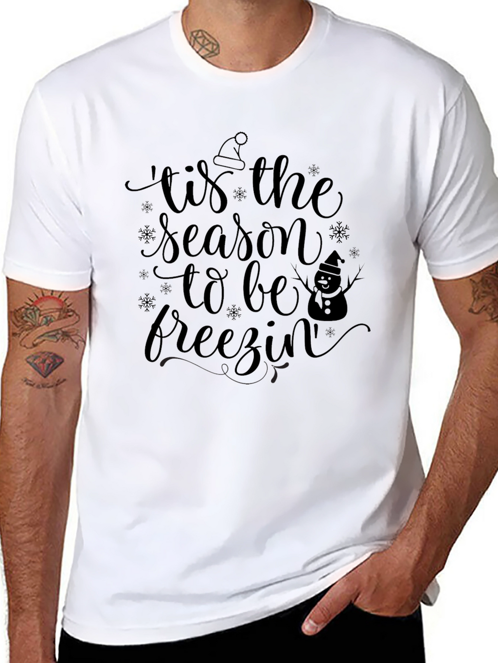 Tis the Season to be Freezin Graphic T-Shirt