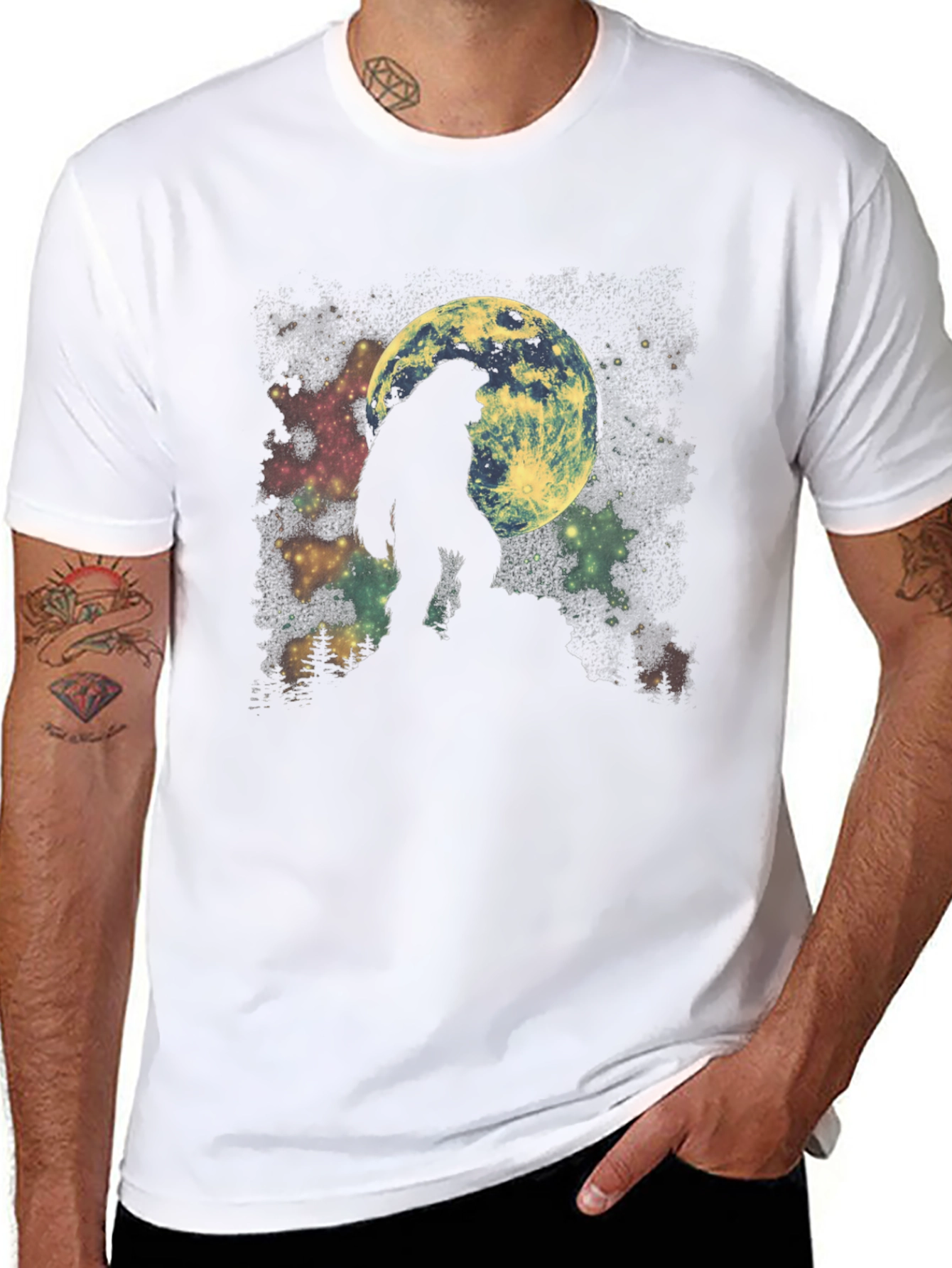 Bigfoot Moon T-Shirt