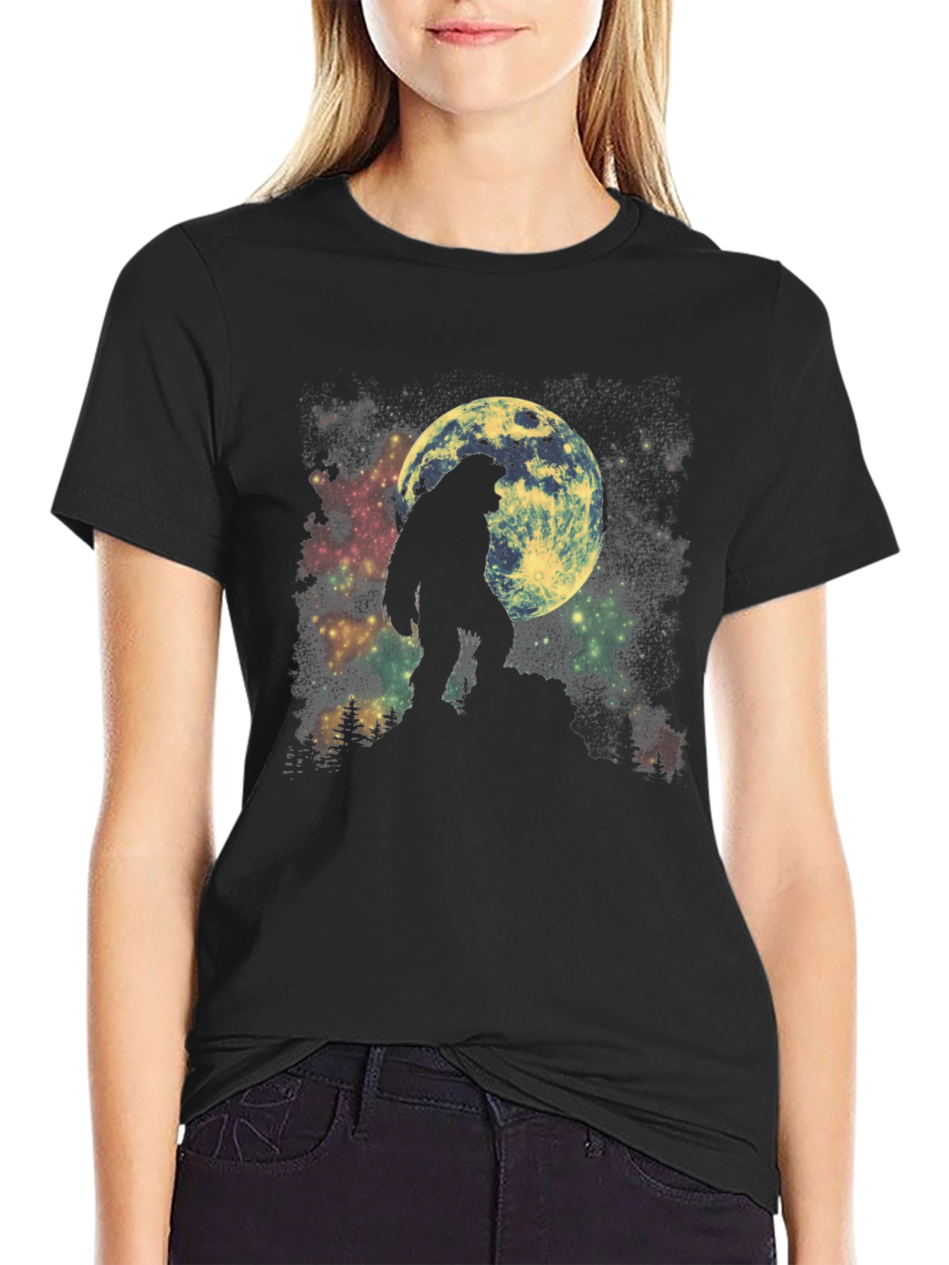 Bigfoot Moon T-Shirt
