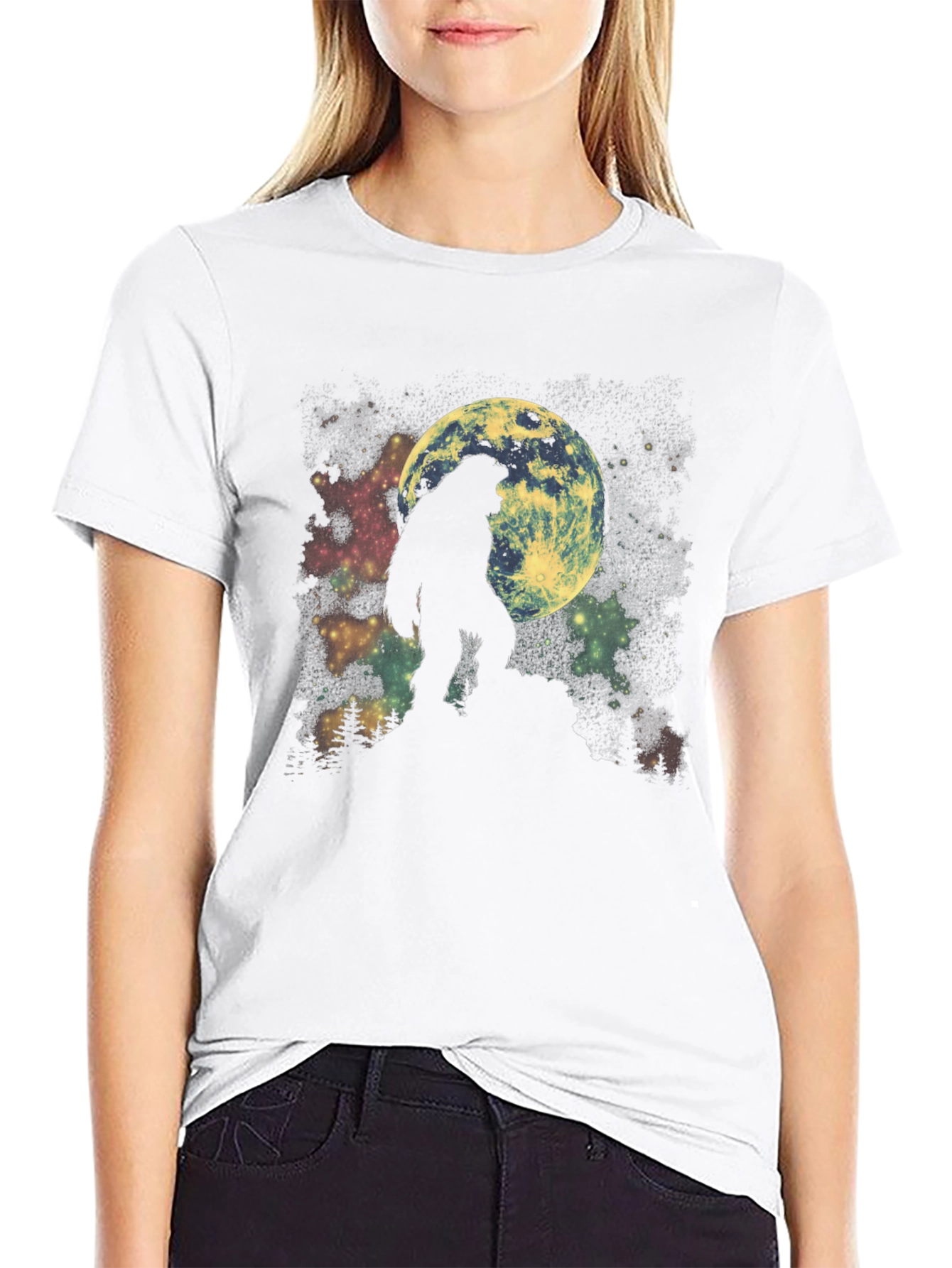 Bigfoot Moon T-Shirt