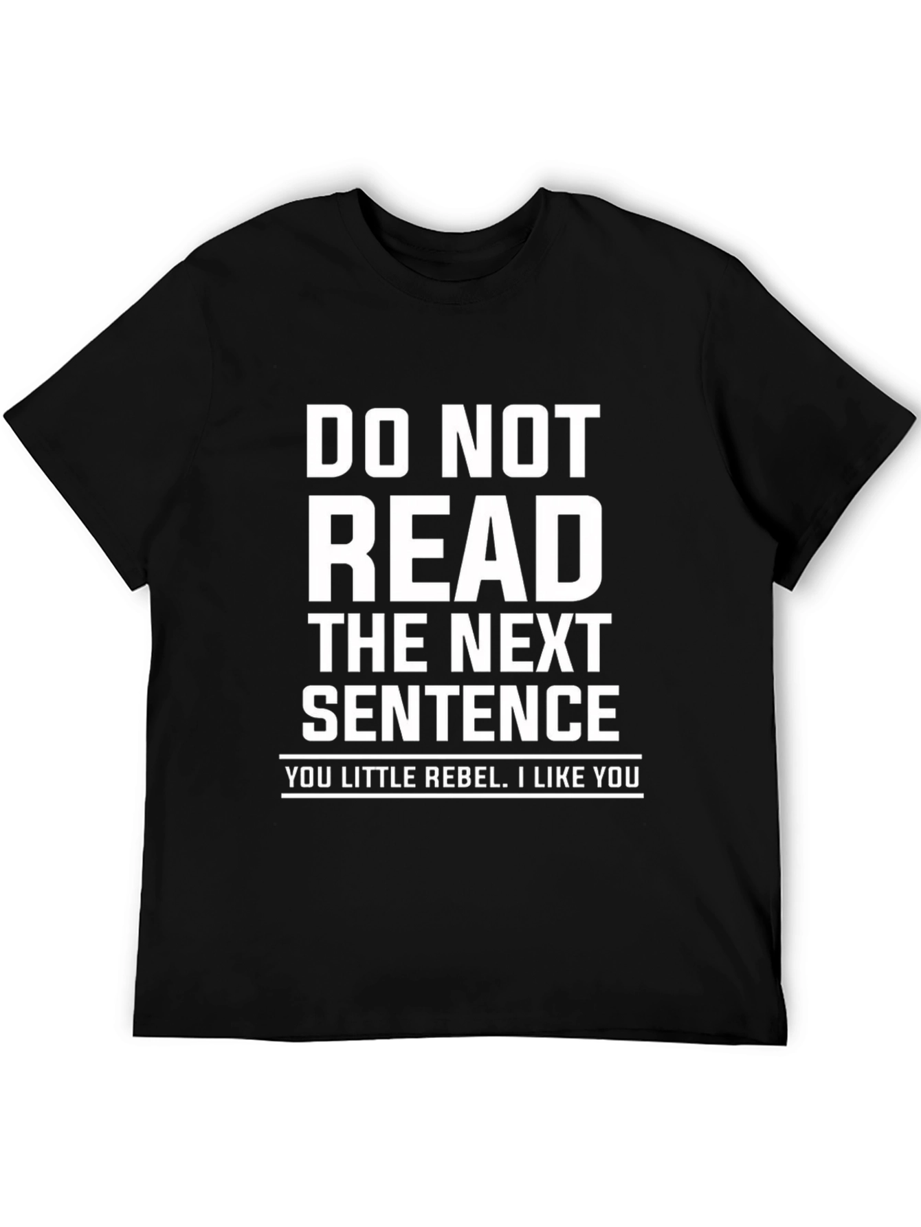 Do Not Read Tee - Little Rebel Graphic Novelty T-Shirt