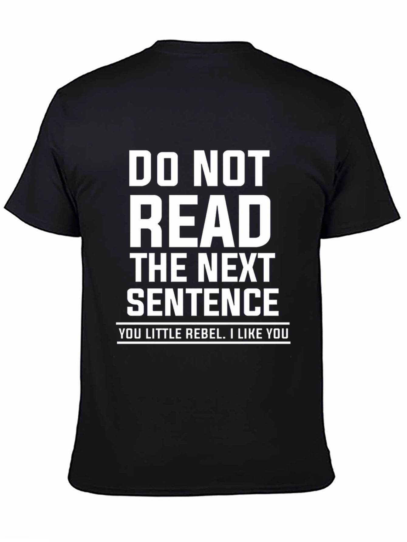 Do Not Read Tee - Little Rebel Graphic Novelty T-Shirt