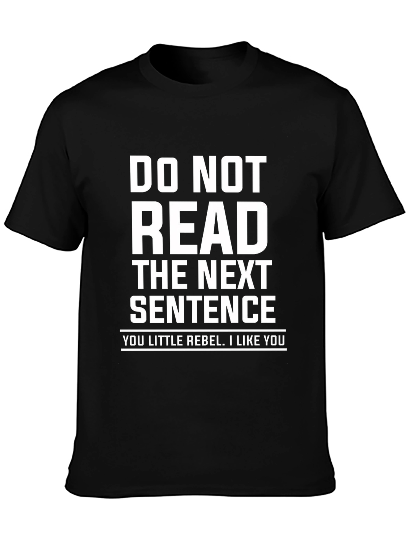 Do Not Read Tee - Little Rebel Graphic Novelty T-Shirt