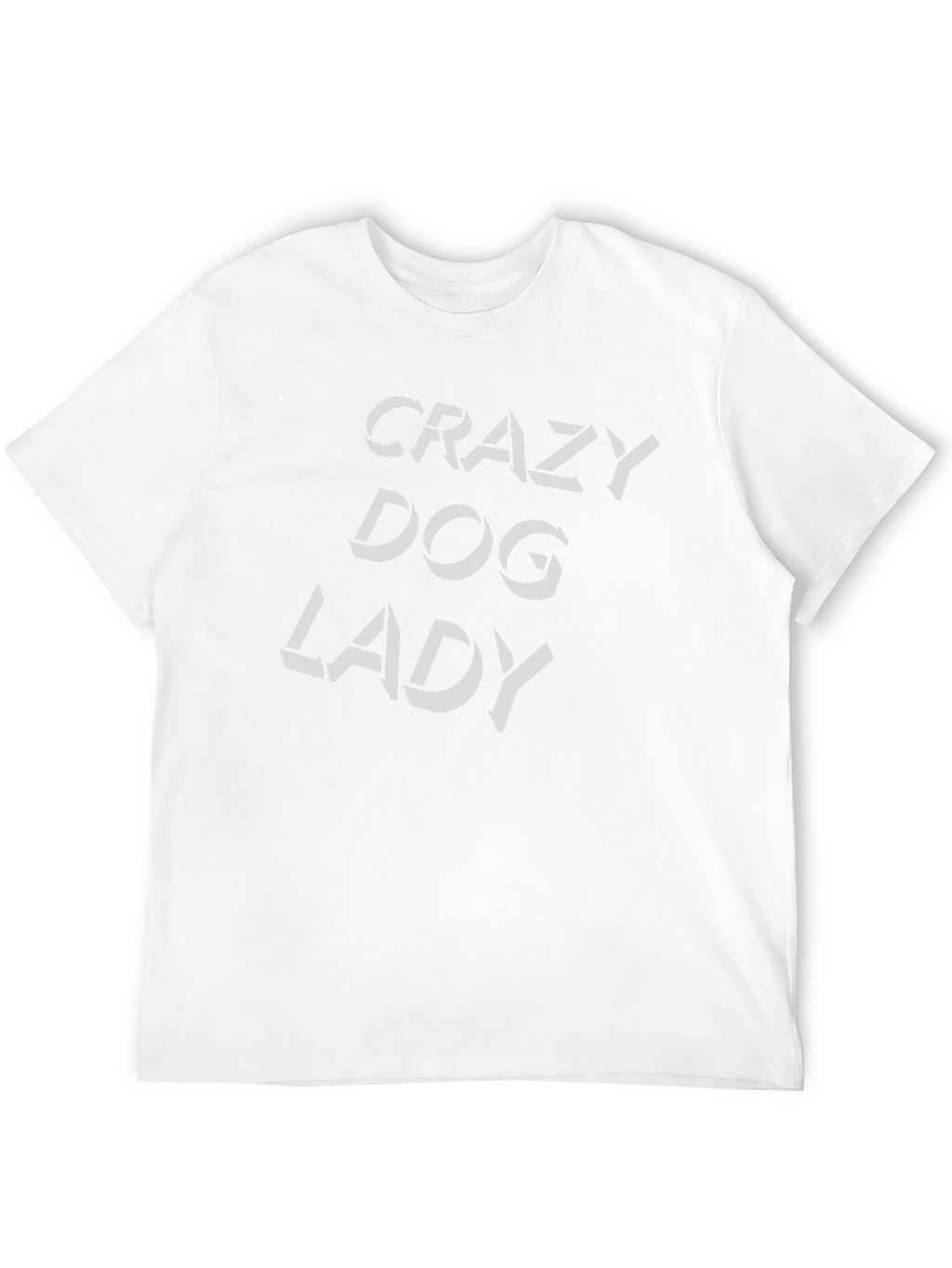 Crazy Dog Lady Black T-Shirt