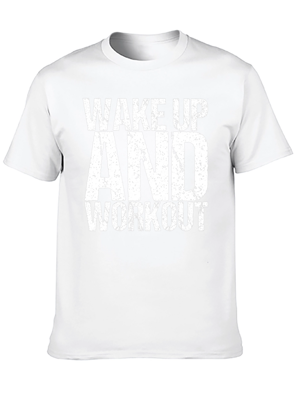 Wake Up and Workout Graphic Tee - Black