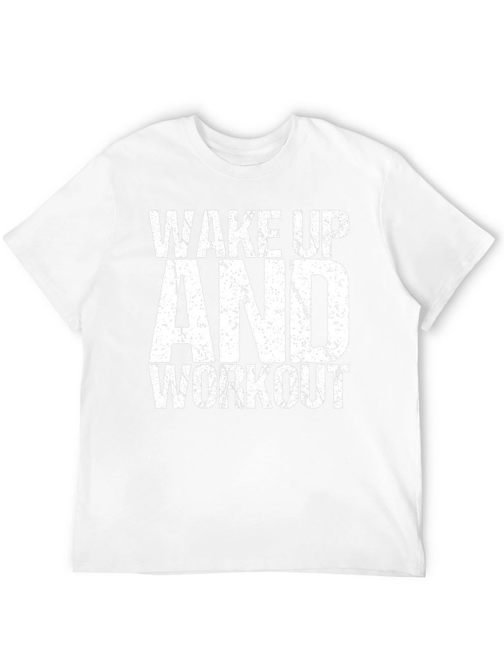 Wake Up and Workout Graphic Tee - Black