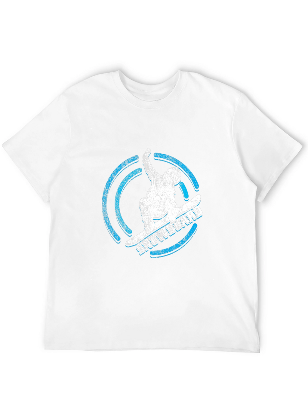 Cool Snowboarder Graphic Tee - Black Cotton T-Shirt
