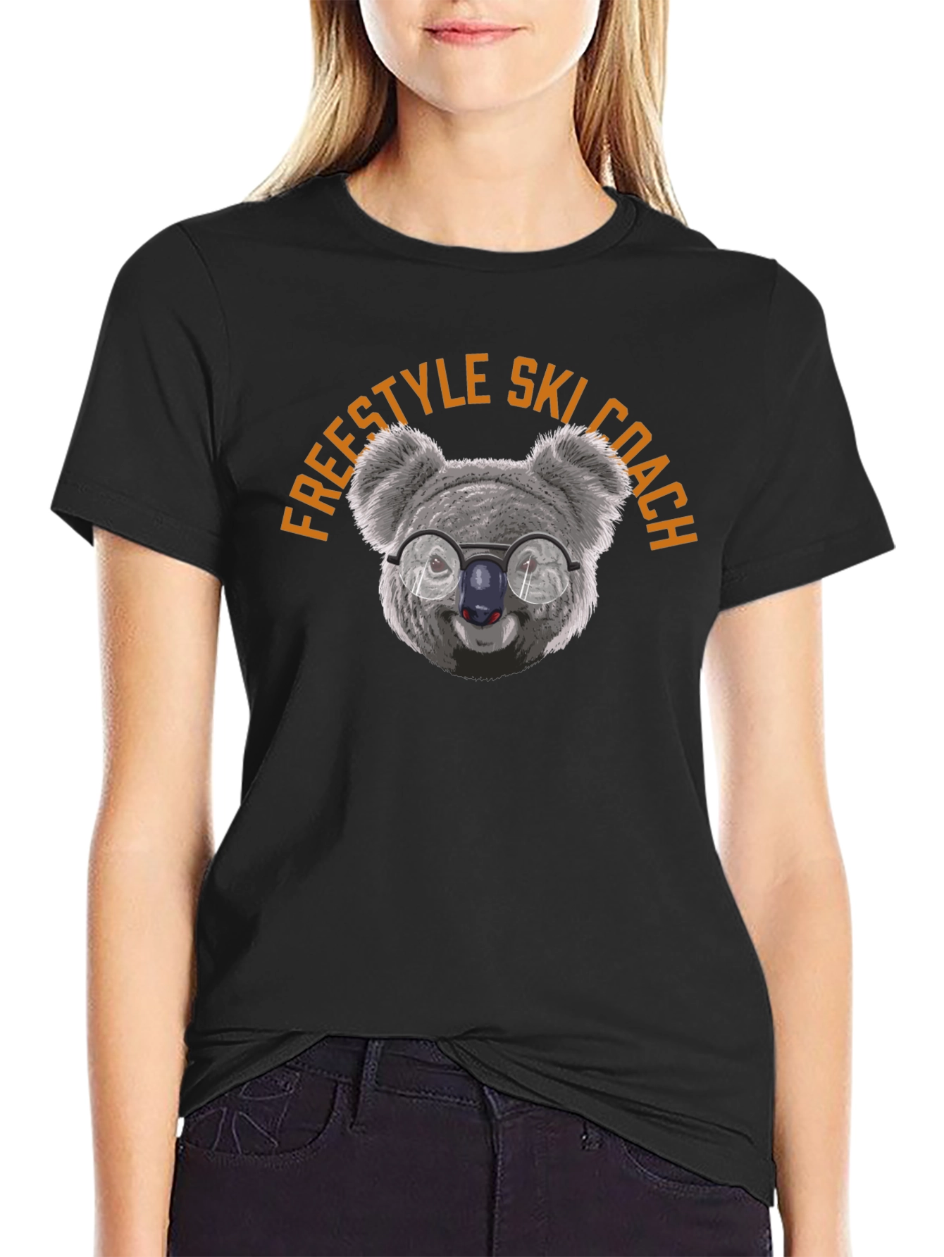 Freestyle Ski Coach Koala Bear T-Shirt