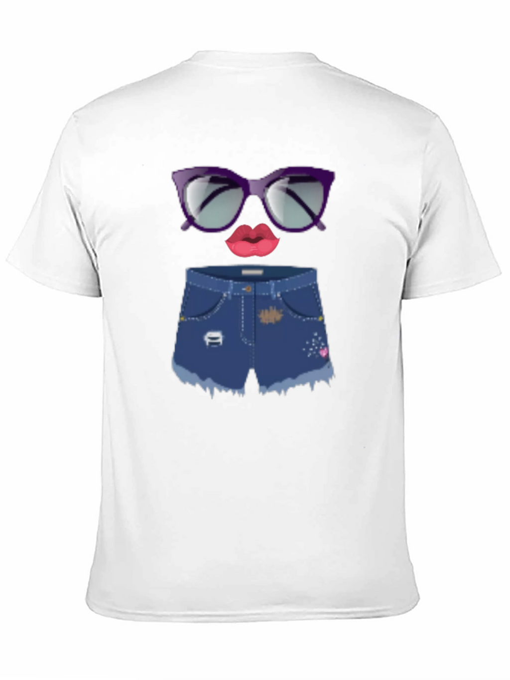 Fun Emoji Face Graphic Tee - Black