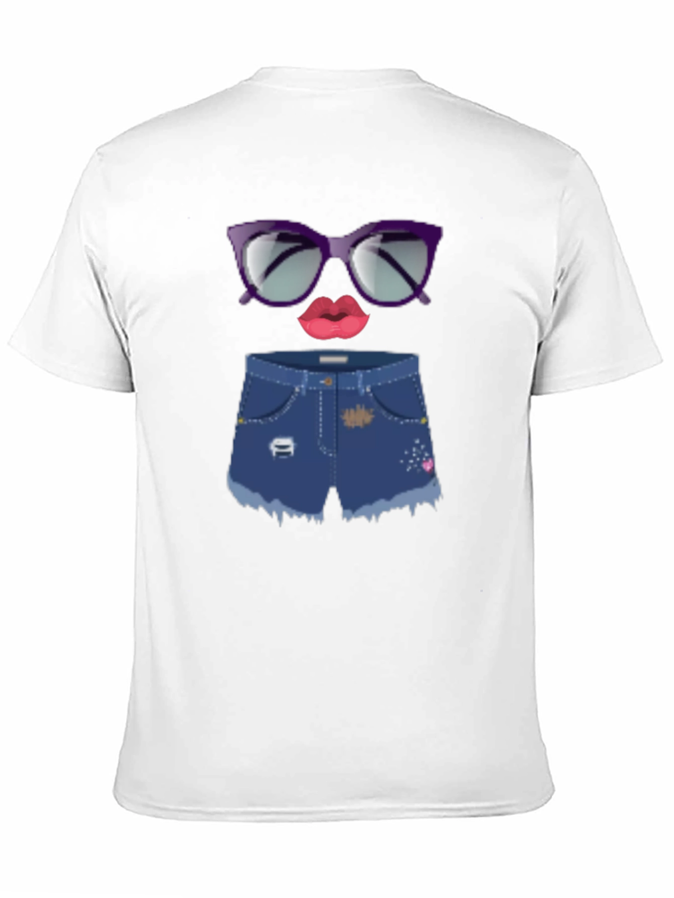 Fun Emoji Face Graphic Tee - Black
