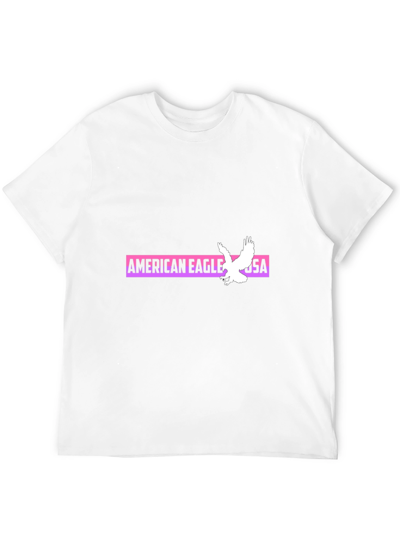 American Eagle USA Graphic Black T-Shirt