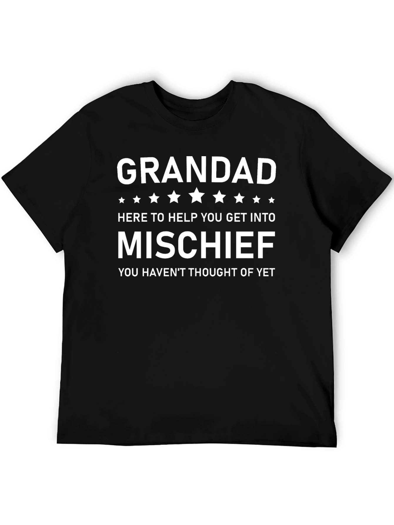 Grandad Mischief T-Shirt - Funny Gift for Grandfathers