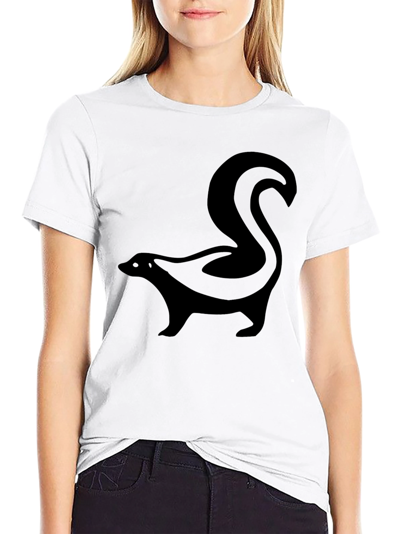 Skunk Graphic T-Shirt - Mens Black Tee