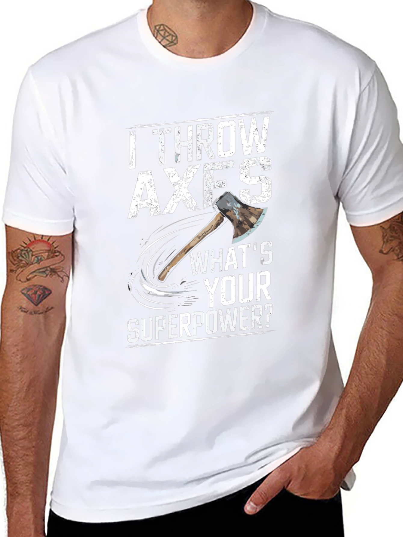 Axe Throwing Superpower T-Shirt