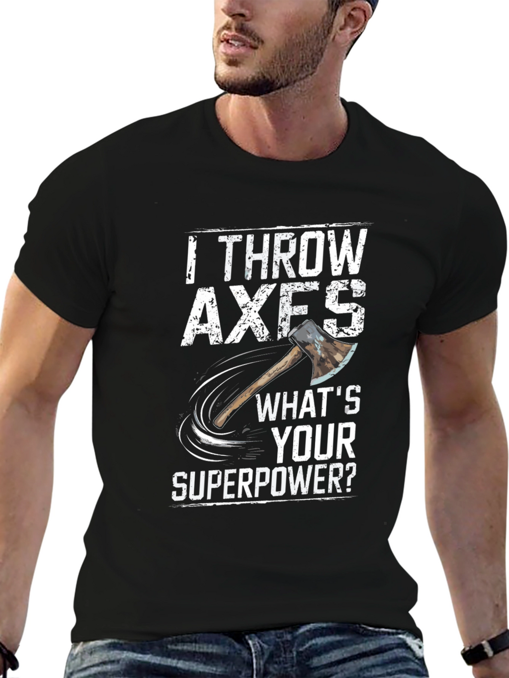 Axe Throwing Superpower T-Shirt