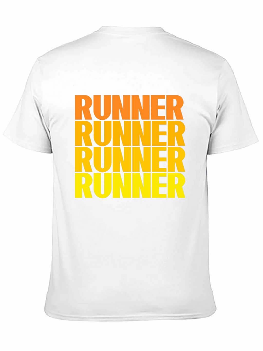 Runner Text Graphic Black T-Shirt